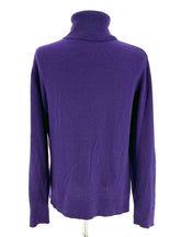 Womens Size Large Neiman Marcus Sweater Cashmere Collection Purple Turtle Neck - RealThreads